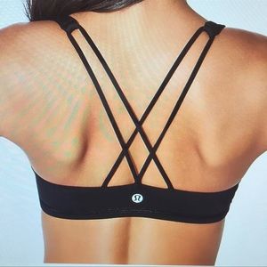 Lululemon free to be bra navy blue size 8